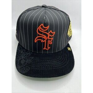 Dvniel Luu San Francisco Pinstripe Corduroy SnapBack Hat  14/1000